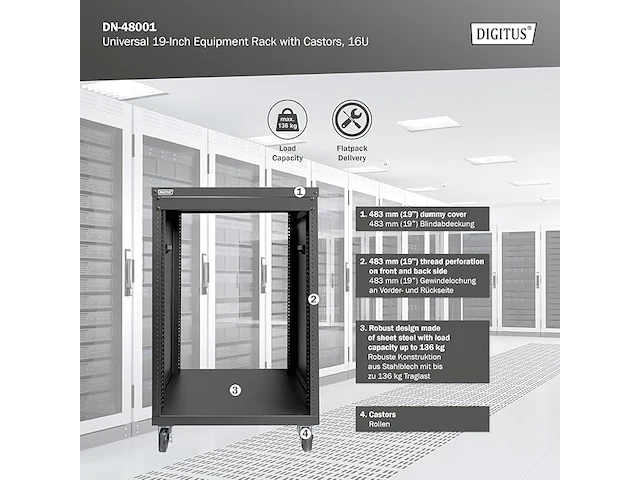 Digitus dn-48001 - audiorek - afbeelding 5 van  5
