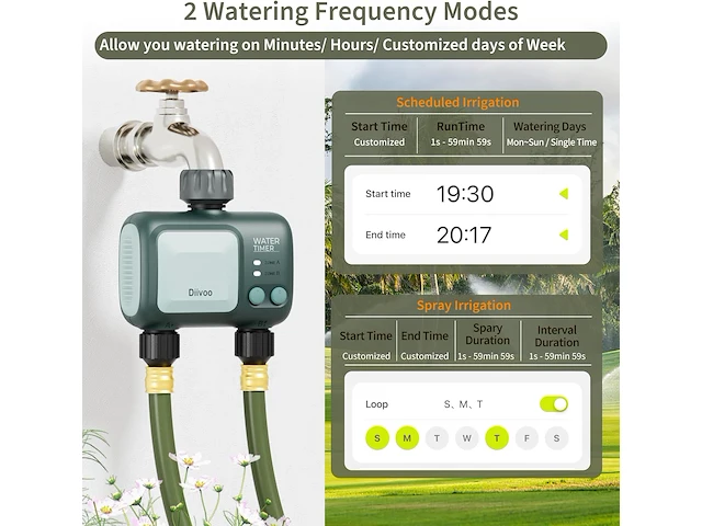 Diivoo wifi-water timer - afbeelding 3 van  4