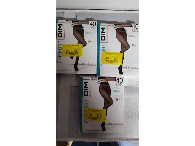 Dim basic comfort 40 den ceinture comfort maat 4 skin 3 paar - afbeelding 1 van  3