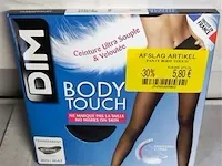 Dim body touch transparent 20d/maat 2 zwart 1 paar - afbeelding 1 van  2