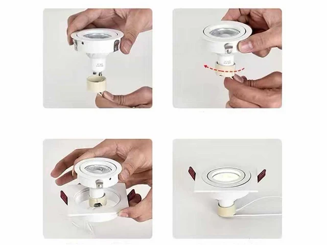 Dimbare gu10 led spot (100x) - afbeelding 5 van  5