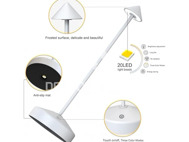 Dimbare led-tafellamp - afbeelding 4 van  7