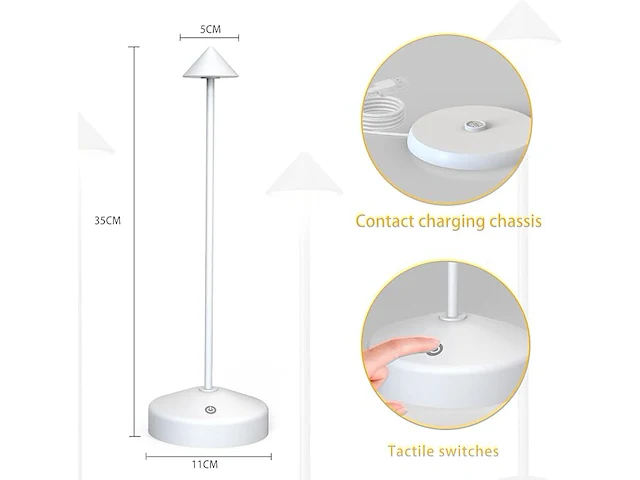 Dimbare led-tafellamp - afbeelding 3 van  6