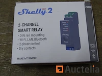 Din 2 shelly pro 2 railrelais stekker - afbeelding 2 van  2