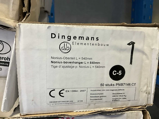 Dingemans beugels bovenhangers bevestigingsmateriaal 2 paletten - afbeelding 16 van  16