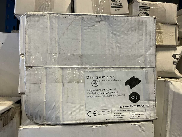 Dingemans beugels bovenhangers bevestigingsmateriaal 2 paletten - afbeelding 8 van  16
