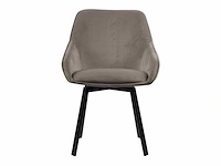 Dining chair beige velvet (6x) - afbeelding 2 van  5
