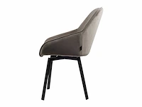 Dining chair beige velvet (6x) - afbeelding 3 van  5