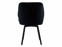 Dining chair zwart velvet (6x) - afbeelding 5 van  5