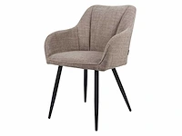 Dining chairs beige weave (6x) - afbeelding 1 van  6