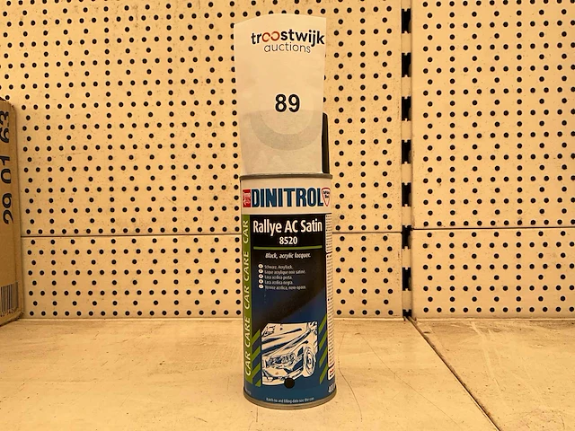 Dinitrol. 8520 black acrlic. spuitbus,rallye ac satin,400 ml. (5x) - afbeelding 1 van  1