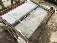 Diorite light satino 25 lm zwembadboord met overhangende 180° afgeronde boord - afbeelding 1 van  4