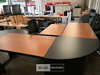 Directiebureel - l-vormig - inclusief 2 bureelstoelen, 1 dossierkast en 1 ladekast - afbeelding 5 van  5