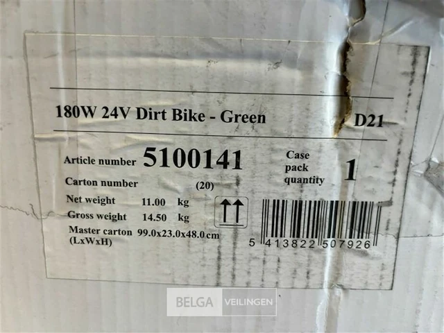 Dirt bike - green 180w 24v - afbeelding 3 van  3