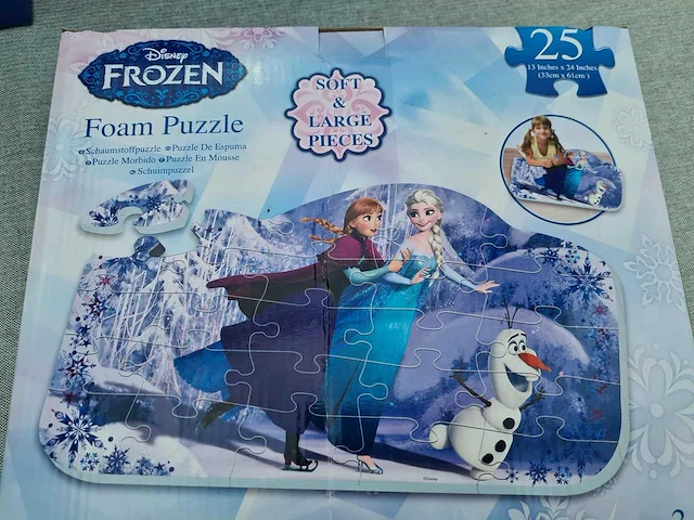 Disney - puzzel en bowlingspel frozen - afbeelding 3 van  3