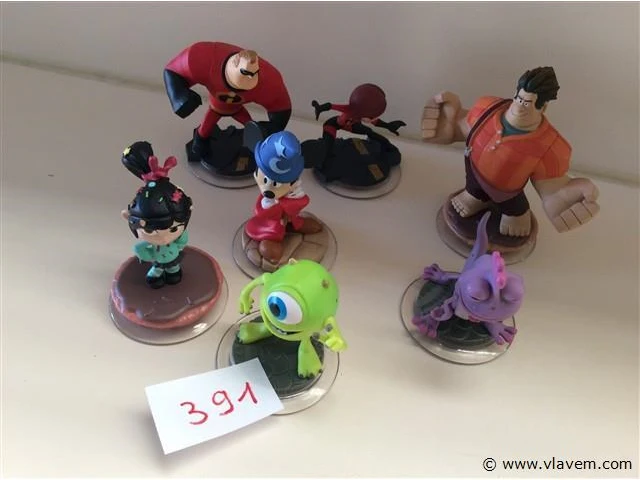 Disney/pixar 7stuks - afbeelding 1 van  2