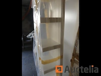 Display met 6 niveaus en 1 bamboeladder - afbeelding 6 van  7