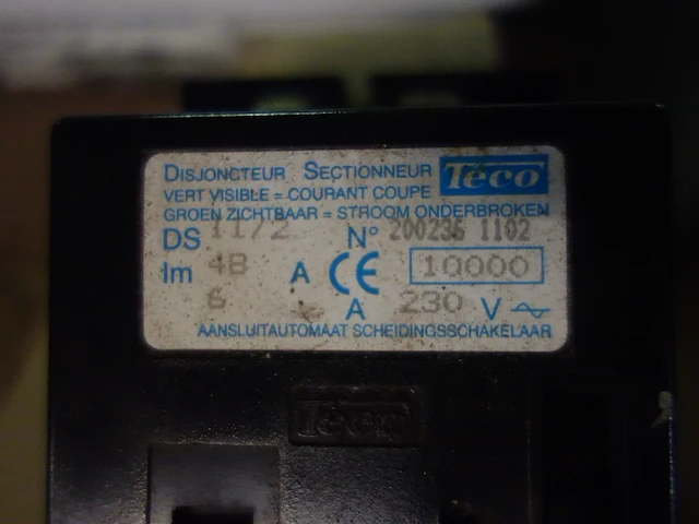 Dissoncteur teco - afbeelding 2 van  2
