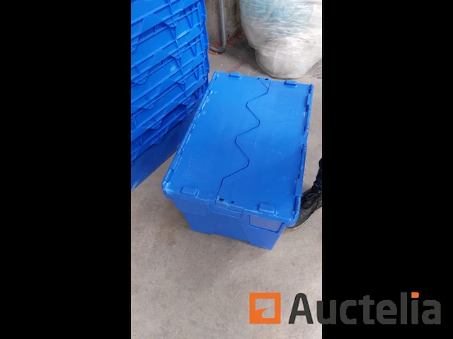 Distributiebakken, magazijnbakken, verhuisbakken 600 x 400 x 416 mm - afbeelding 1 van  6