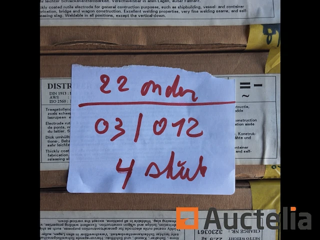 Distrifer 606 elektrode 2,5 mm (nummer 03-012) - afbeelding 2 van  3