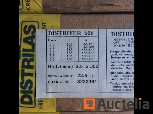 Distrifer 606 elektrode 2,5 mm (nummer 03-012) - afbeelding 3 van  3