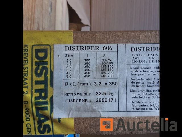 Distrifer 606 elektrode 3,2 mm (nummer 03-011) - afbeelding 3 van  3