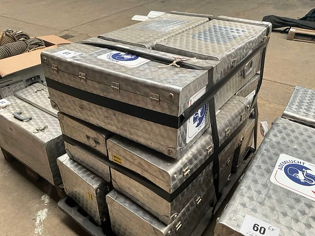Diverse aluminium opbergkoffers (9x) - afbeelding 1 van  4