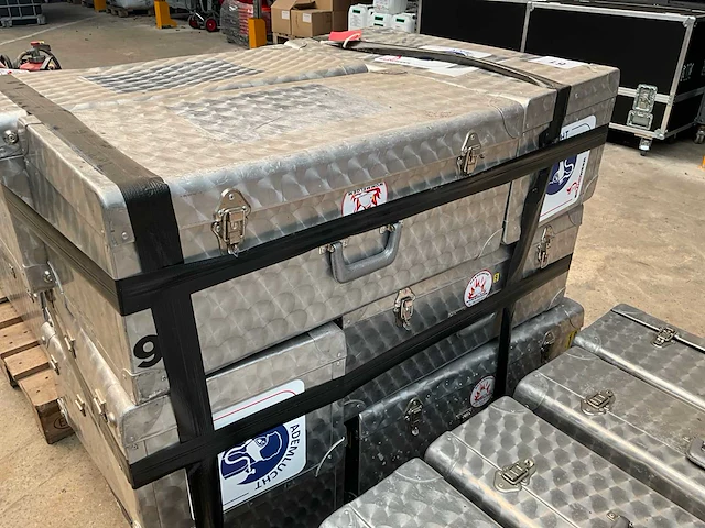 Diverse aluminium opbergkoffers (9x) - afbeelding 4 van  4