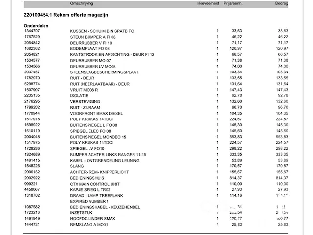 Diverse auto-onderdelen - afbeelding 25 van  31
