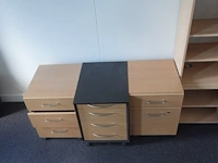 Diverse bureaulades + 2x kast - afbeelding 3 van  4