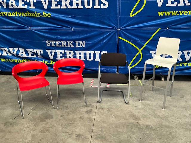 Diverse design stoelen (4x) - afbeelding 1 van  9