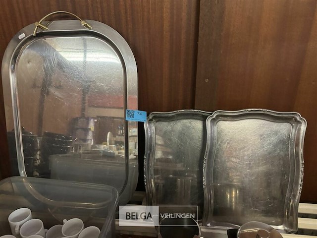 Diverse dienbladen rvs - afbeelding 2 van  3