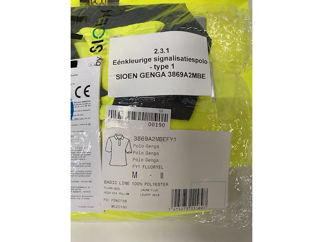 Diverse fluo kledij - veiligheidskledij - 6st - afbeelding 2 van  10