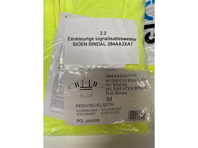 Diverse fluo kledij - veiligheidskledij - 6st - afbeelding 8 van  10