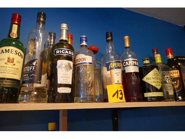 Diverse gebruikte en nieuwe flessen sterke drank + diverse items - afbeelding 7 van  10