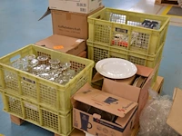 Diverse glaswerk en bestek - afbeelding 2 van  3