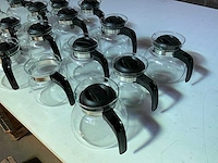 Diverse glazen koffie- theekannen (18x) - afbeelding 5 van  6