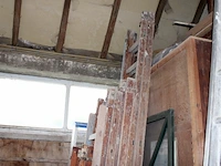Diverse houten ladders 5 stuks - afbeelding 2 van  3