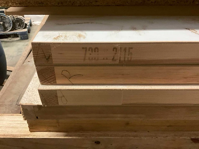 Diverse houten schildersdeuren (19x) - afbeelding 4 van  7