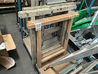 Diverse houten schragen (4x) - afbeelding 1 van  2