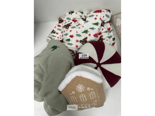 Diverse kerstkussens en dekens - afbeelding 2 van  3
