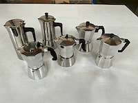 Diverse koffie percolators (6x) - afbeelding 1 van  4