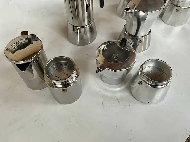 Diverse koffie percolators (6x) - afbeelding 3 van  4