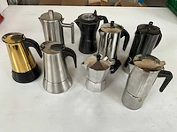 Diverse koffie percolators (8x) - afbeelding 1 van  6