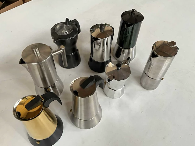 Diverse koffie percolators (8x) - afbeelding 2 van  6