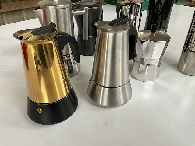 Diverse koffie percolators (8x) - afbeelding 3 van  6