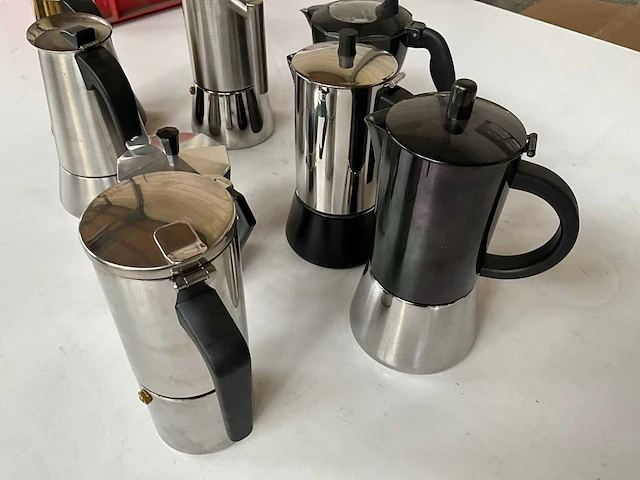 Diverse koffie percolators (8x) - afbeelding 4 van  6