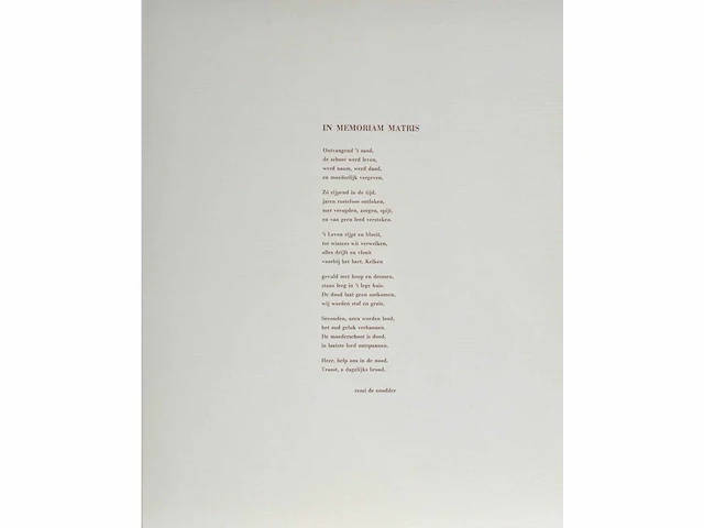 Diverse kunstenaars - 5 prints en 6 gedichten - kunstmap - afbeelding 13 van  26