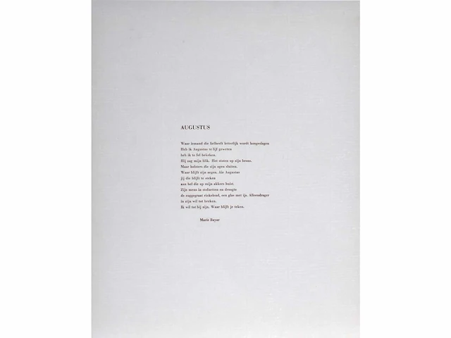 Diverse kunstenaars - 5 prints en 6 gedichten - kunstmap - afbeelding 15 van  26