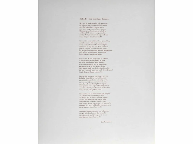 Diverse kunstenaars - 5 prints en 6 gedichten - kunstmap - afbeelding 16 van  26